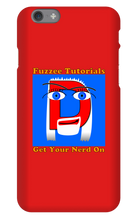 Fuzzee Tutorials Logo w/ Text iPhone Cases