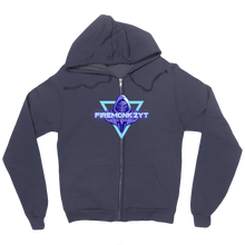 firemonk2yt Zip Up Hoodie Big Logo