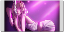 sexy bunny girl XXL mousepad