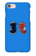 Red and Blue iPhone Phone Cases