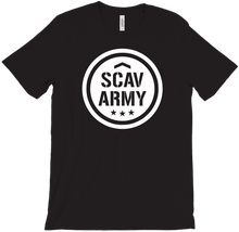 Scav Army White Print T-Shirt