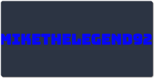 mikethelegend92 XXL Gaming Mousepad