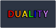Duality Rainbow Minimal XXL Gaming Mousepad