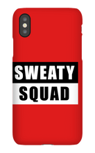 Sweaty Squad iPhone Case (Invert Theme)