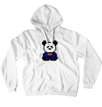 Taizen's Zazen Pixel Panda Hoodies (Pullover)