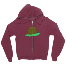 Snail Doodle Zip Up Hoodie (Large Design)