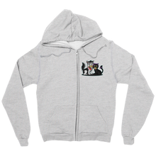 Cat and Dog zip-up-hoodie