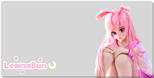 LewnaUWUBun XXL Gaming Mousepad
