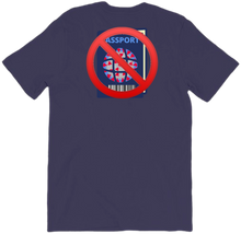 No Vax Passports T-Shirts Back Print