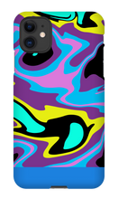 80's swirl iPhone Phone Cases