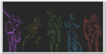 Dark on Gray deskmat