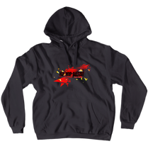 Hip Hop Artist Red Hoodie Pullover