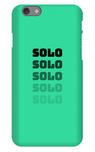 Fading Solo Text iPhone Phone Cases