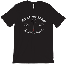 REAL WOMEN Lick their Brushes