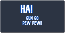 Pew Pew XL mousepad