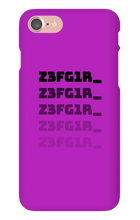 Z3FG1R_ Black Text Iphone Cases