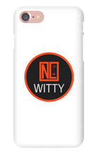 NLWITTY Circle Logo iPhone Phone Case - White