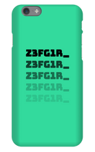 Z3FG1R_ Black Text Iphone Cases