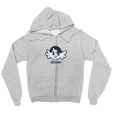 Axolotl Head Zip Up Hoodie