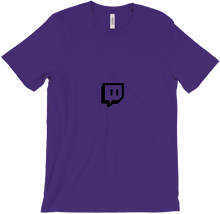 Camiseta con el logo de twitch blanco y negro