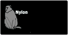 Nylon Monkey text XXL Gaming Mousepad