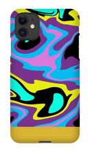 80's swirl iPhone Phone Cases