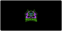 Blue Mask, Full Logo (with name) XXL Mousepad
