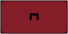 black on white / black on red XXL Gaming Mousepad