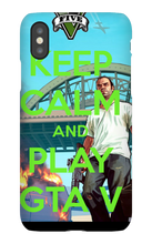 Keep Calm And Play Gta  iPhone Phone Case