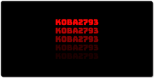 koba2793 XXL Gaming Mousepad