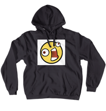 D llama scream face hoodie
