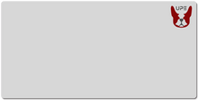 BU UPE Gray Letters XXL Gaming Mousepad