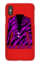 purple_jacket_guy iPhone Phone Cases