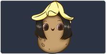Happy Potatonana XXL Gaming Mousepad
