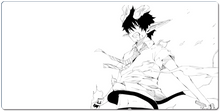 Rin mousepad white edition by VakarisV