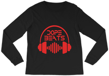 Dope Beats Long Sleeve Tee (Red Logo)
