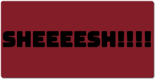 Peeewe XXL Sheeesh Gaming Mousepad