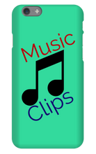 music clips iPhone Phone Cases
