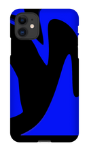 Dark Blue and Black iPhone Case