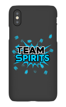 Team Spirits Blue Theme iPhone Phone Cases