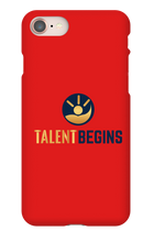 Talent Begins iPhone Case