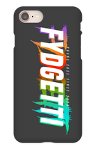 FYDGETTI White Text Design iPhone Case