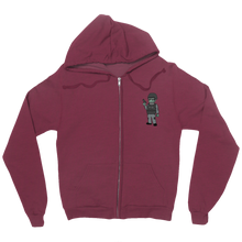 Tactical Hoodie (Zip up) - Maroon / Navy / Royal