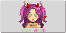 Satanic Khaos Stay Weird XXL Gaming Mousepad