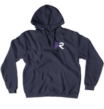 Iridium Pocket Logo Hoodie (Purple/White)