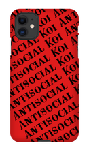 Antisocialkoi Iphone case