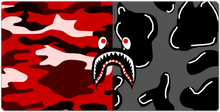 Bape red and grey XXL mousepad