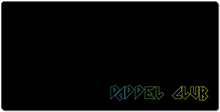 daddel_club XXL Gaming Mousepad (gelb grün Logo)