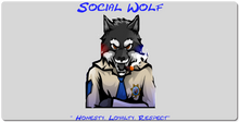 socialwolfme XXL Gaming Mousepad