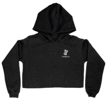 Women’s Cropped Hoodie (White Logo)